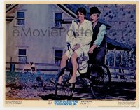 5r306 BUTCH CASSIDY & THE SUNDANCE KID LC #3 1969 Paul Newman & Katharine Ross on bicycle!