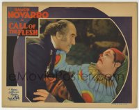 5r312 CALL OF THE FLESH LC 1930 Ernest Torrence comforts opera singer Ramon Novarro in clown makeup