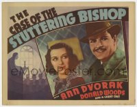 5r323 CASE OF THE STUTTERING BISHOP Other Company LC 1937 c/u of Woods as Perry Mason with Dvorak!
