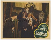 5r334 CHAMBER OF HORRORS LC 1940 man watches dazed Leslie Banks in bizarre altar, Edgar Wallace!