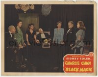 5r337 CHARLIE CHAN IN BLACK MAGIC LC 1944 Frances Chan & co-stars with dead man by crystal ball!