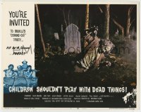 5r341 CHILDREN SHOULDN'T PLAY WITH DEAD THINGS LC #1 1972 cult classic, zombie rising from grave!