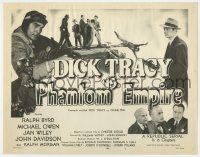 5r040 DICK TRACY VS. CRIME INC. TC R1952 detective Ralph Byrd vs the Phantom Empire!
