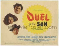 5r042 DUEL IN THE SUN TC 1947 Jennifer Jones, Gregory Peck & Joseph Cotten in King Vidor epic!
