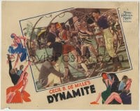 5r442 DYNAMITE LC 1929 DeMille, Joel McCrea, Conrad Nagel w/ Kay Johnson & Faye in racing wheels!