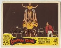 5r458 EVERYBODY'S DANCIN' LC #4 1950 Spade Cooley is amazed at the cheerleaders' performance!