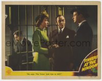 5r478 FINGERS AT THE WINDOW LC 1942 Laraine Day, Lew Ayres & Kingsford, the voice told him to kill!