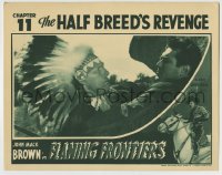 5r483 FLAMING FRONTIERS ch 11 LC 1938 Johnny Mack Brown fights Iron Eyes Cody, Half Breed's Revenge