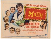 5r059 GOLDBERGS TC 1950 Gertrude Berg's hit show about Jewish family in 1940s Brooklyn, Molly!