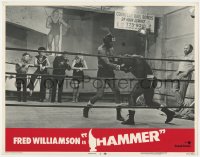 5r532 HAMMER LC #2 1972 great image of Fred Williamson fighting in the boxing ring!