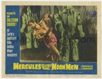 5r542 HERCULES AGAINST THE MOON MEN LC #4 1965 strongman Sergio Ciani fighting aliens made of rock!