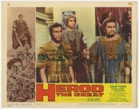 5r547 HEROD THE GREAT LC #1 1960 Edmund Purdom in the title role as Erode il grande!