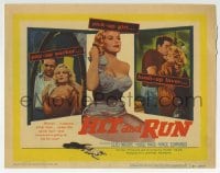 5r064 HIT & RUN TC 1957 sexy bad kiss-and-go pick-up girl Cleo Moore, Hugo Haas film noir!