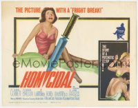 5r065 HOMICIDAL TC 1961 William Castle's frightening story of a psychotic female killer!