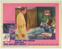 5r572 HUSH...HUSH, SWEET CHARLOTTE LC #2 1965 Joseph Cotten looks at creepy Bette Davis on bed!