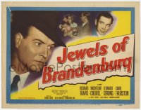 5r073 JEWELS OF BRANDENBURG TC 1947 Richard Travis has to stop a gang from reviving the Nazi party!