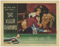 5r606 KILLER SHREWS LC #7 1959 Ingrid Goude, James Best & Ken Curtis w/ victim of monster attack!