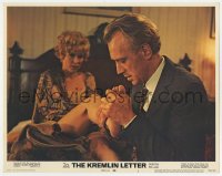 5r615 KREMLIN LETTER LC #1 1970 close up of Max Von Sydow caressing Bibi Andersson's foot!