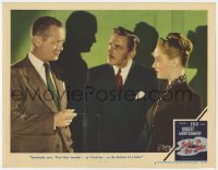 5r621 LADY IN THE LAKE LC #8 1947 Robert Montgomery as Phillip Marlowe, Audrey Totter, Leon Ames!