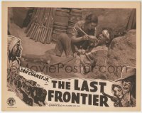 5r624 LAST FRONTIER LC R1942 Dorothy Gulliver tends to wounded Lon Chaney Jr., RKO serial!
