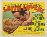 5r088 LATIN LOVERS TC 1953 romantic c/u of sexy Lana Turner & Ricardo Montalban in guitar!