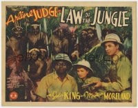 5r089 LAW OF THE JUNGLE TC 1942 Arline Judge, John King & scared Mantan Moreland w/African natives!