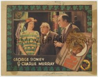 5r630 LIFE OF RILEY LC 1927 c/u of George Sidney & Charlie Murray with June Marlowe in closet!