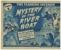 5r107 MYSTERY OF THE RIVER BOAT ch 3 TC 1944 Lowery, Clements, Talbot & McDonald, Flaming Inferno!