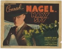 5r108 NAVY SPY TC 1937 danger was Conrad Nagel's game, and the stakes were death, cool image!