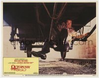 5r704 OCTOPUSSY LC #2 1983 Roger Moore as James Bond 007 riding underneath moving train!