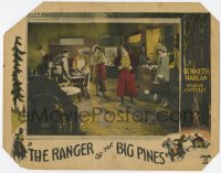 5r762 RANGER OF THE BIG PINES LC 1925 Harlan & cowboys in restaurant stare at Helene Costello!
