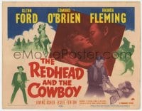 5r123 REDHEAD & THE COWBOY TC 1951 Glenn Ford, sexy Rhonda Fleming, Edmond O'Brien, western!