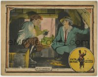 5r781 ROARING ADVENTURE LC 1925 Jack Hoxie & Mary McAllister hiding in barn loft by window!