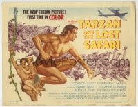 5r137 TARZAN & THE LOST SAFARI TC 1957 Gordon Scott in title role for the first time in color!