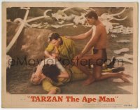 5r881 TARZAN THE APE MAN LC #8 R1954 Johnny Weismuller with Hamilton, Maureen O'Sullivan & Smith!