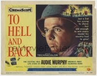 5r145 TO HELL & BACK TC 1955 Audie Murphy's life story as a kid soldier in World War II!