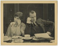 5r938 UNKNOWN GOLDWYN LOBBY CARD LC 1919 angry couple at breakfast, please help identify!