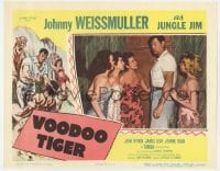 5r950 VOODOO TIGER LC 1952 Johnny Weissmuller as Jungle Jim with four sexy island ladies!