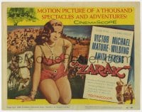 5r162 ZARAK TC 1956 full-length close up of sexy Anita Ekberg, a thousand spectacles & adventures!