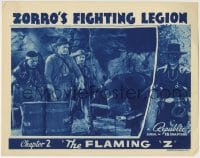5r999 ZORRO'S FIGHTING LEGION chapter 2 LC 1939 outlaw dumps gunpowder on ground, The Flaming Z!