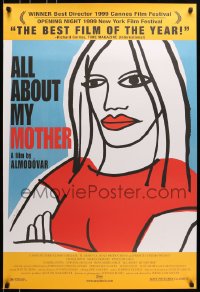 5s033 ALL ABOUT MY MOTHER DS 1sh 1999 Pedro Almodovar's Todo Sobre Mi Madre, cool art by Marine!