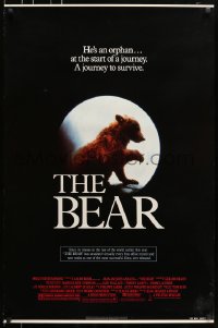 5s092 BEAR 1sh 1989 Jean-Jacques Annaud's L'Ours, from James Oliver Curwood novel!