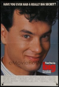 5s109 BIG 1sh 1988 great close-up of Tom Hanks who has a really big secret!