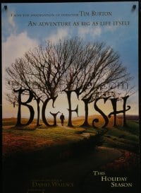 5s111 BIG FISH teaser 1sh 2003 Tim Burton, Ewan McGregor, Albert Finney, Helena Bonham Carter!