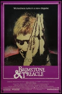 5s145 BRIMSTONE & TREACLE 1sh 1982 Richard Loncraine directed thriller, art of Sting!