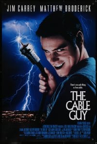 5s157 CABLE GUY DS 1sh 1996 Jim Carrey, Matthew Broderick, directed by Ben Stiller!