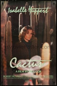 5s158 CACTUS 1sh 1986 great image of Isabelle Huppert in huge cactus patch!
