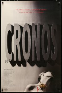 5s210 CRONOS 1sh 1994 Guillermo del Toro, an ancient device that lets you live forever!