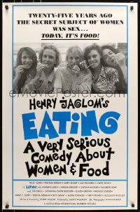 5s273 EATING 1sh 1990 a very serious comedy about women & food!