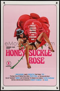 5s423 HONEYSUCKLE ROSE 1sh 1981 John Holmes, x-rated, art of super sexy Samantha Fox!